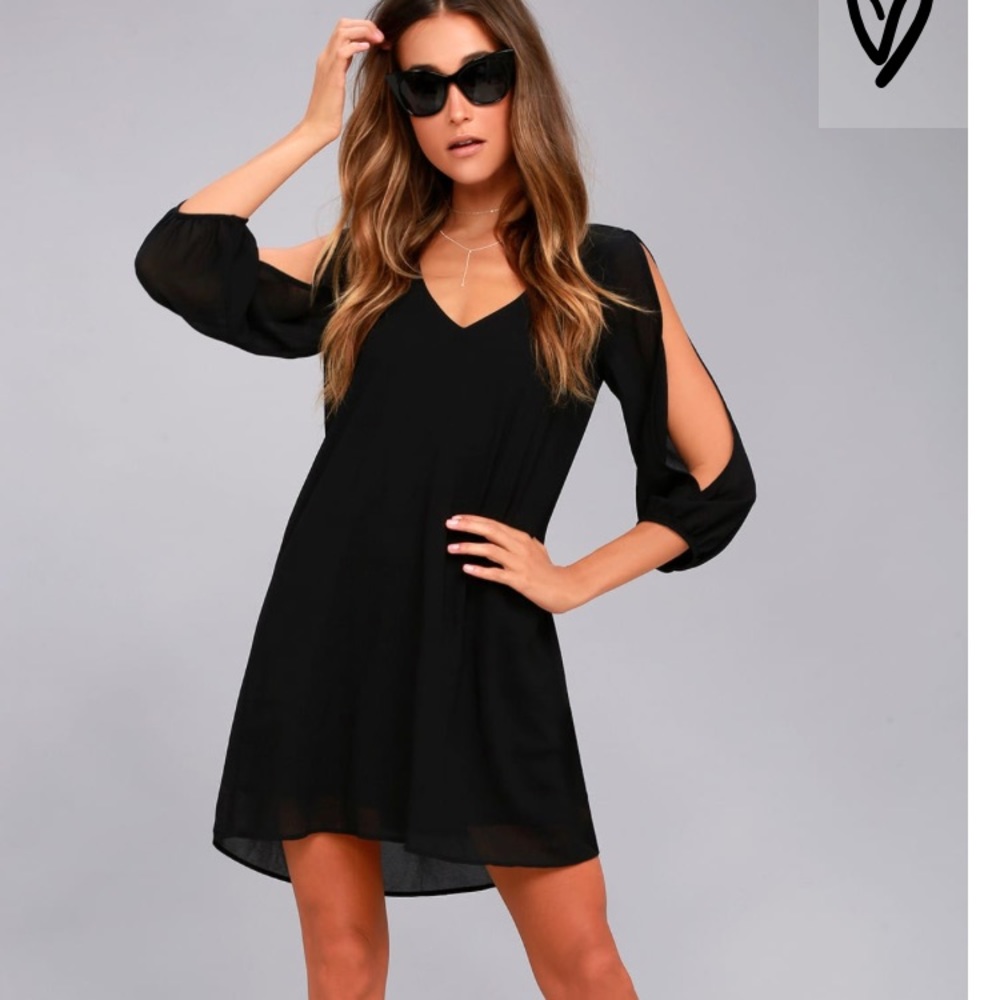Lulus black dress in size medium